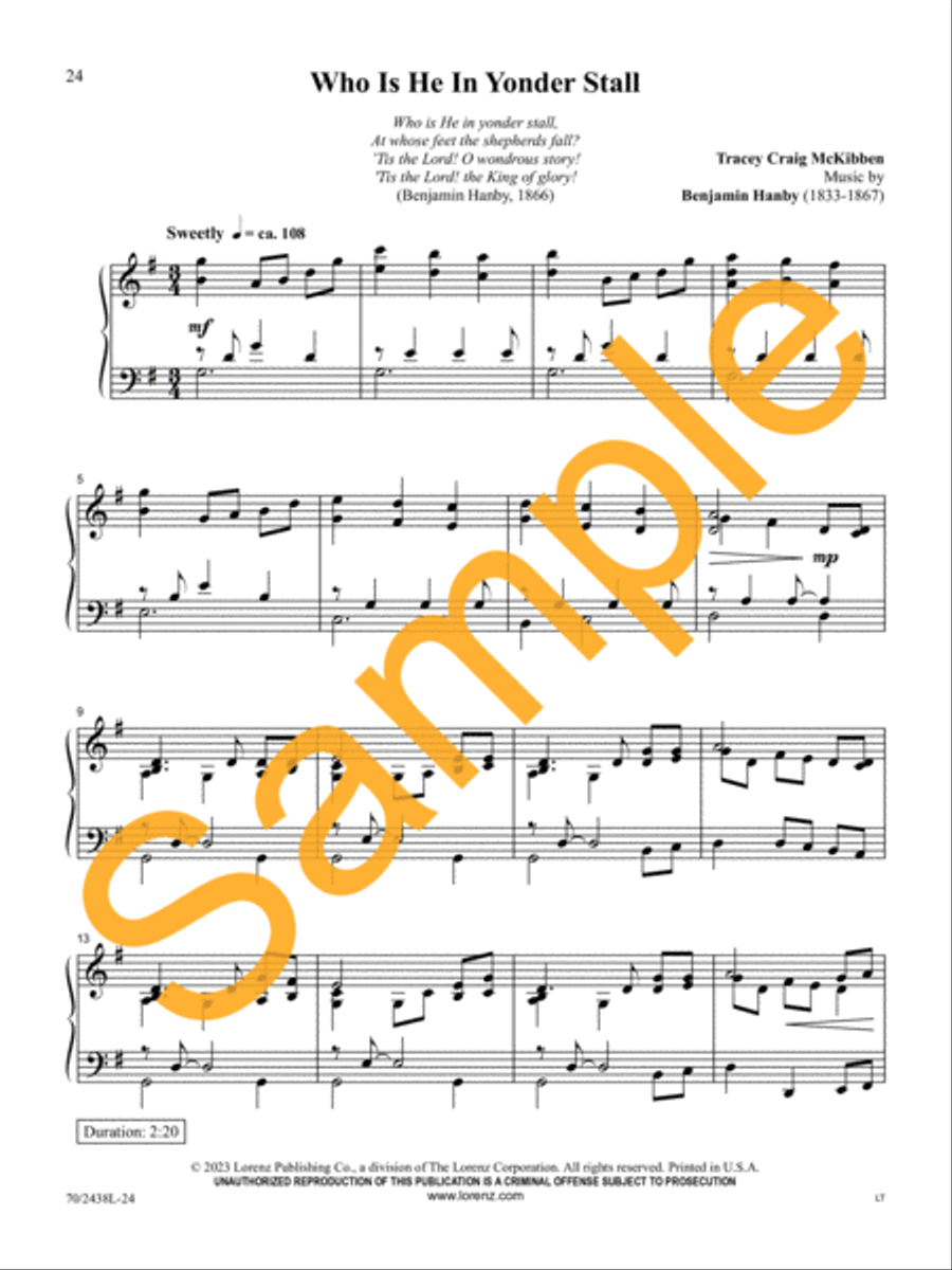 Christmas Shepherd Serenades Piano Solo scores gallery preview page 20