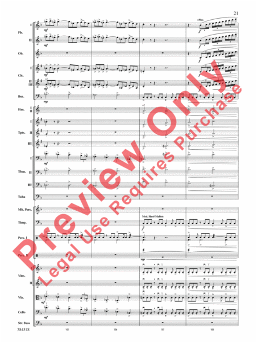 Resurgences Full Orchestra scores gallery preview page 22