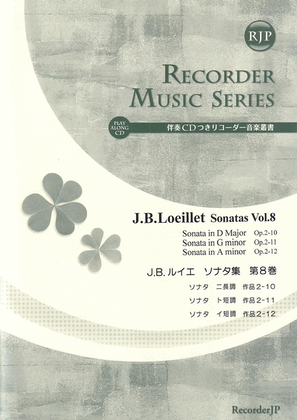 Book cover for Sonatas, Vol. 8