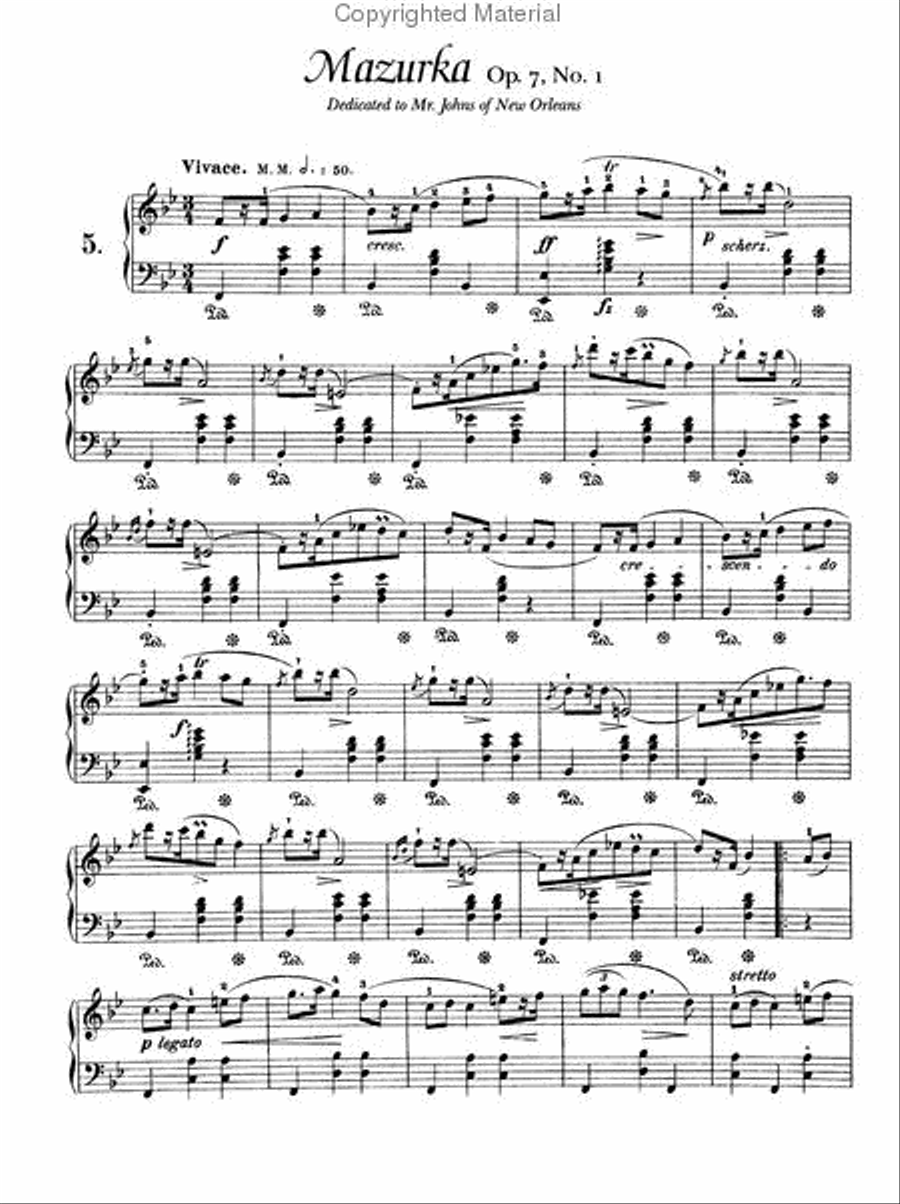 Mazurkas Piano Solo scores gallery preview page 3