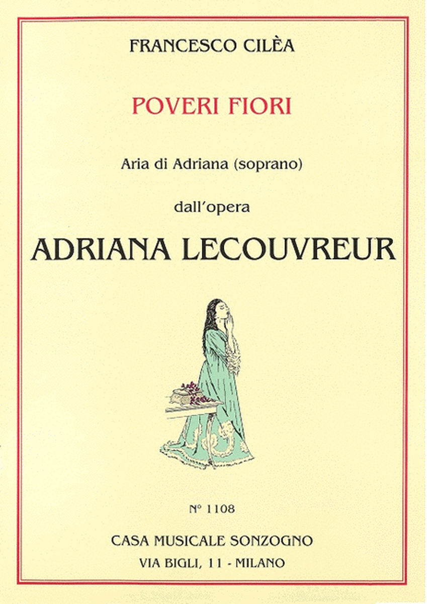 Adriana Lecouvreur Aria Di Adriana -Poveri Fiori