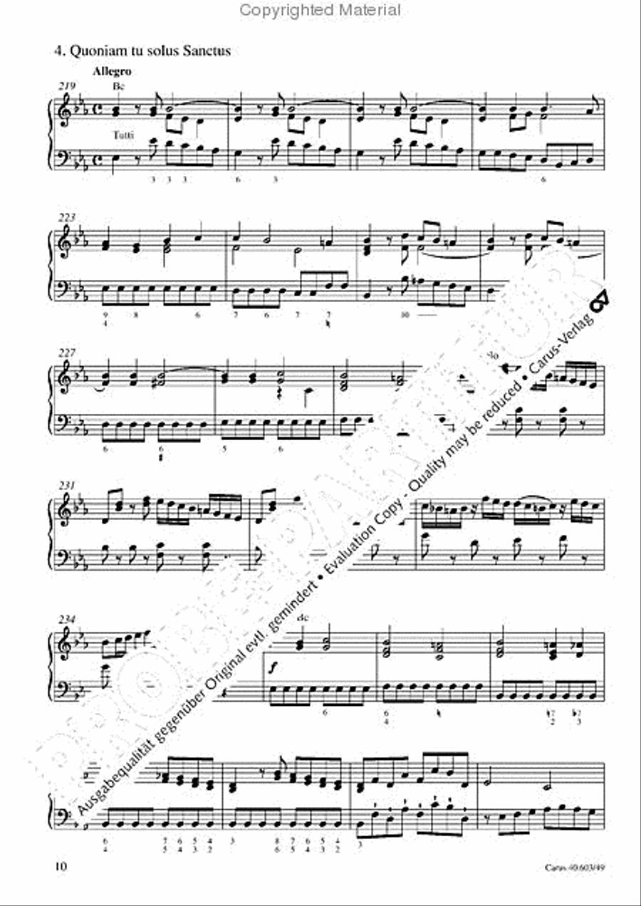 Grosse Orgelsolomesse in Es Voice scores gallery preview page 11