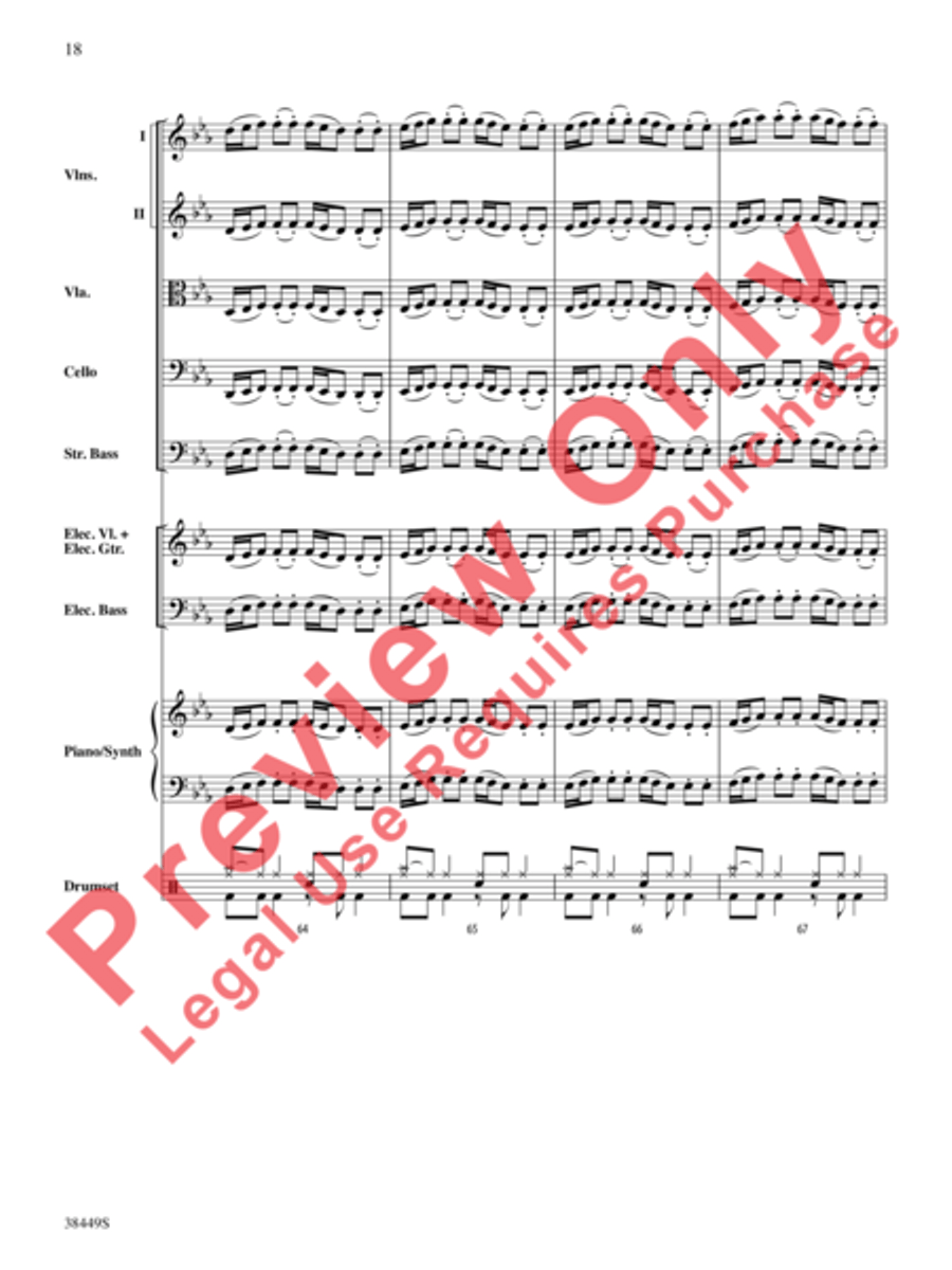 Requiem (The Fifth) String Orchestra scores gallery preview page 19