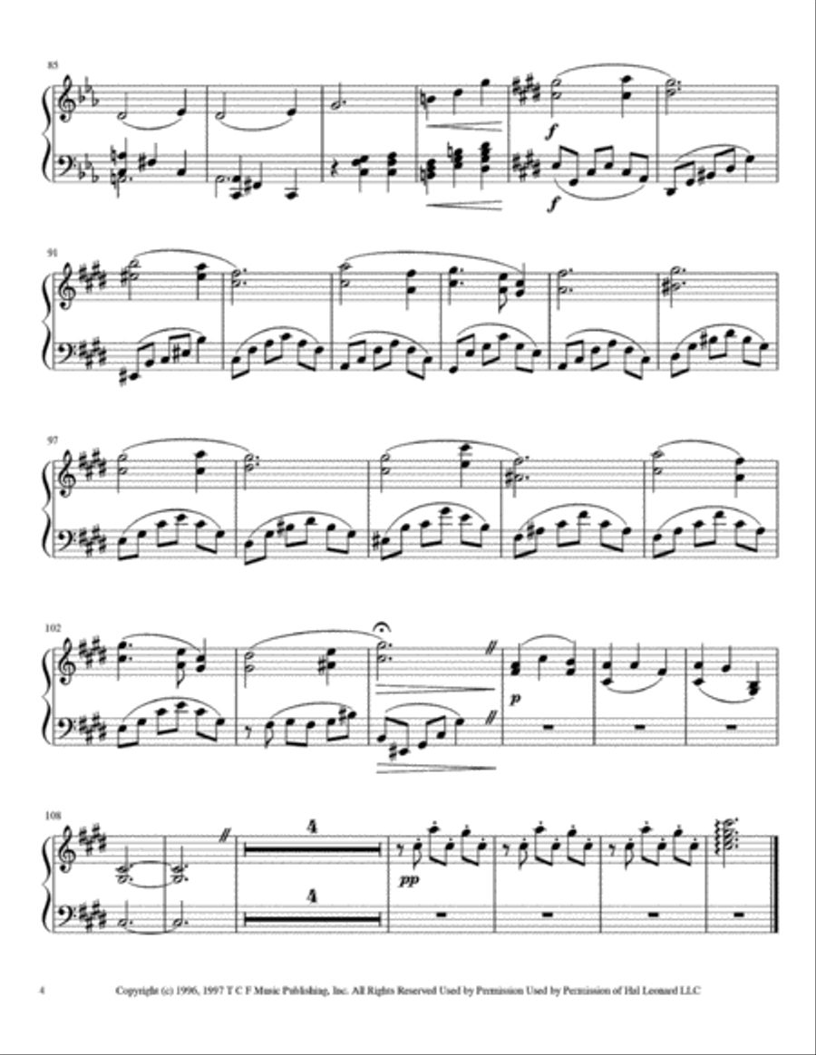 Once Upon A December from the Twentieth Century Fox Motion Picture ANASTASIA Flute Solo scores gallery preview page 6