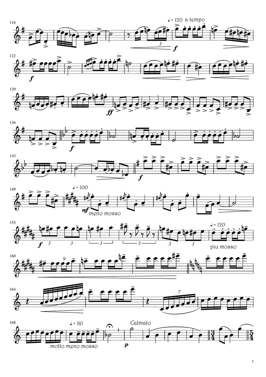 An American in Paris Sax Alto Saxophone scores gallery preview page 3