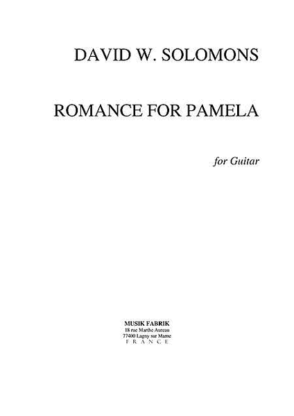 Romance for Pamela
