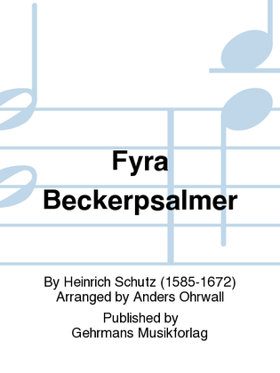 Fyra Beckerpsalmer