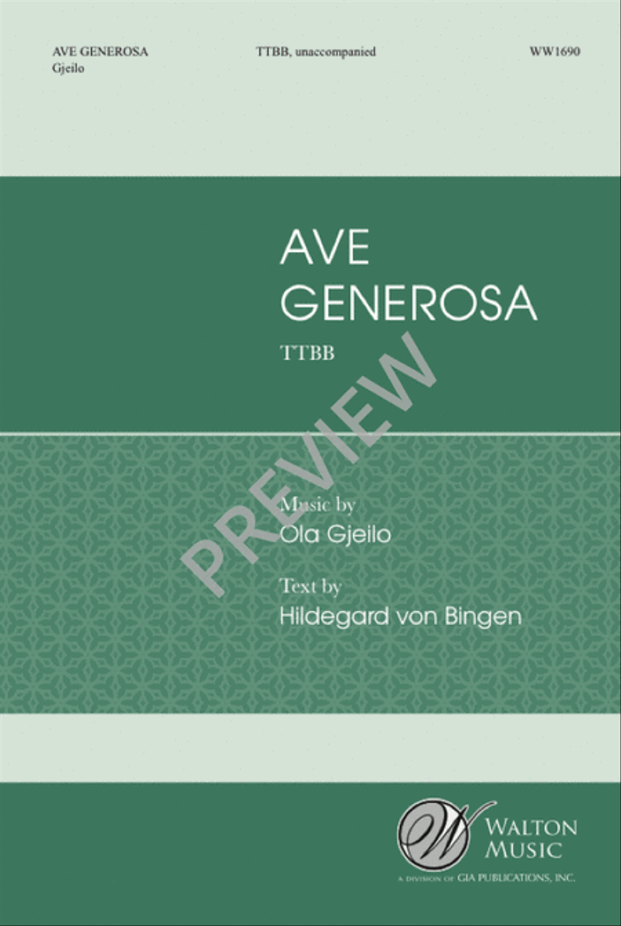 Ave Generosa (TTBB) Ave Generosa (TTBB) TTBB scores gallery preview page 2