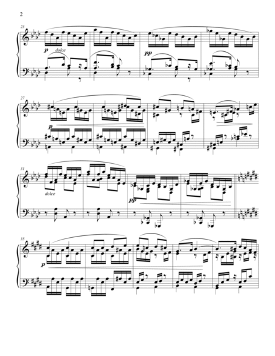 Andante un Poco Adagio- from Sonata for Clarinet, op. 120 # 1, mvt. 2 image number null