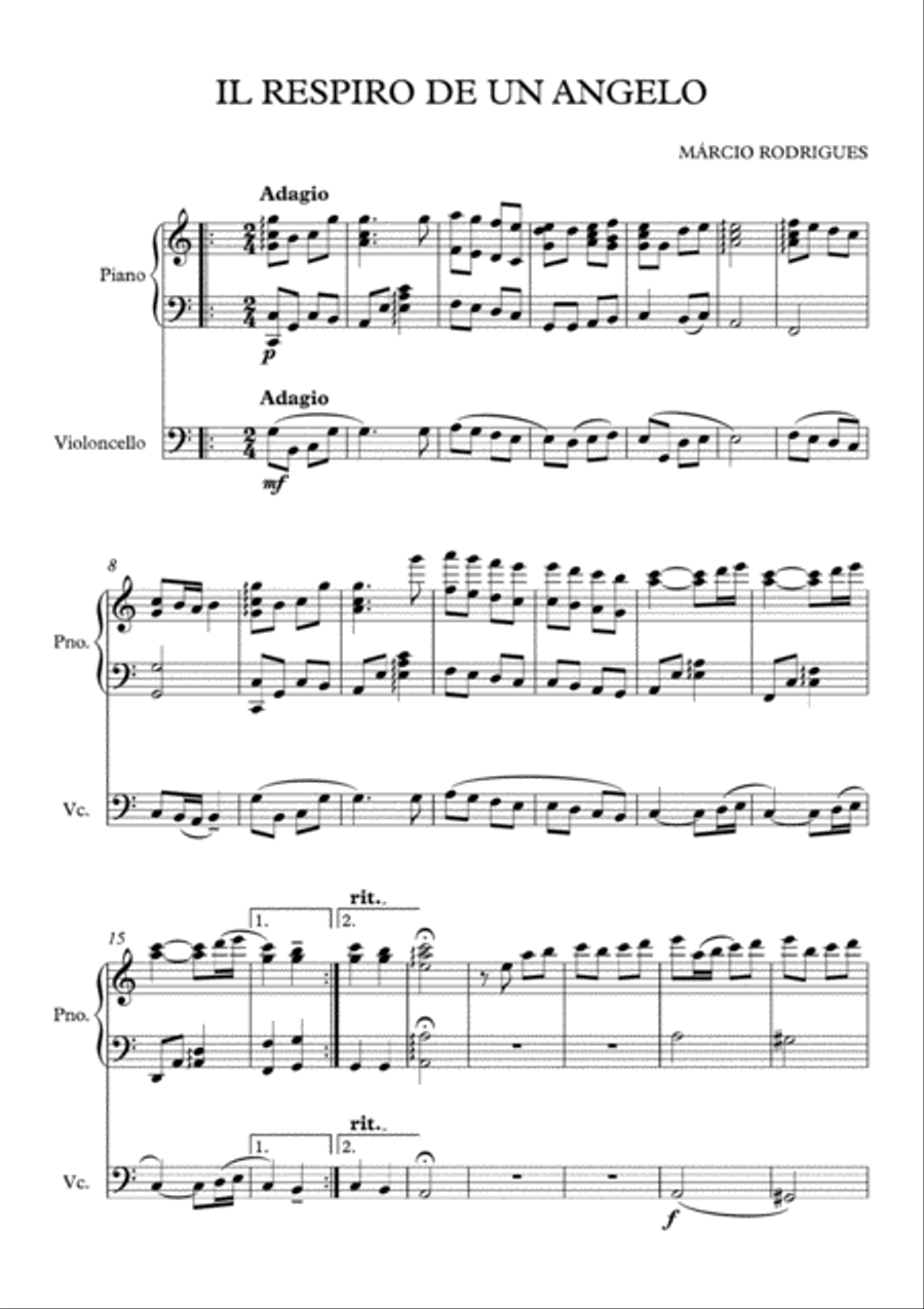 IL RESPIRO DE UN ANGELO Small Ensemble scores gallery preview page 1