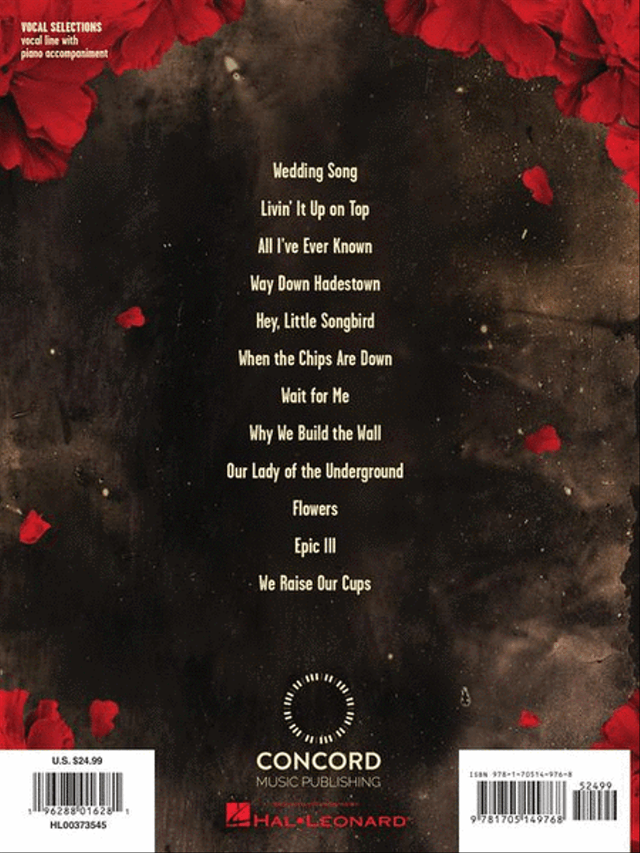 Hadestown Piano, Vocal, Guitar scores gallery preview page 7