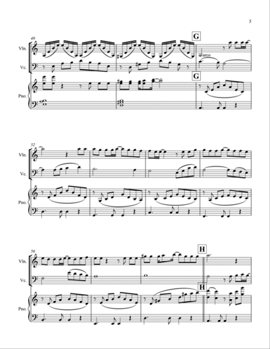 I Will Survive I Will Survive Piano Trio scores gallery preview page 5