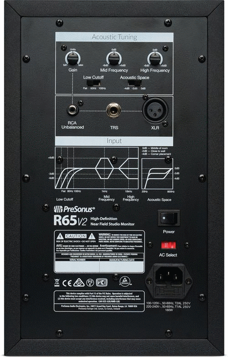 R65 V2 Powered Studio Reference Monitor