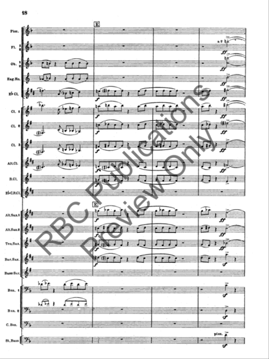 Overture For Woodwinds Overture For Woodwinds Score scores gallery preview page 21