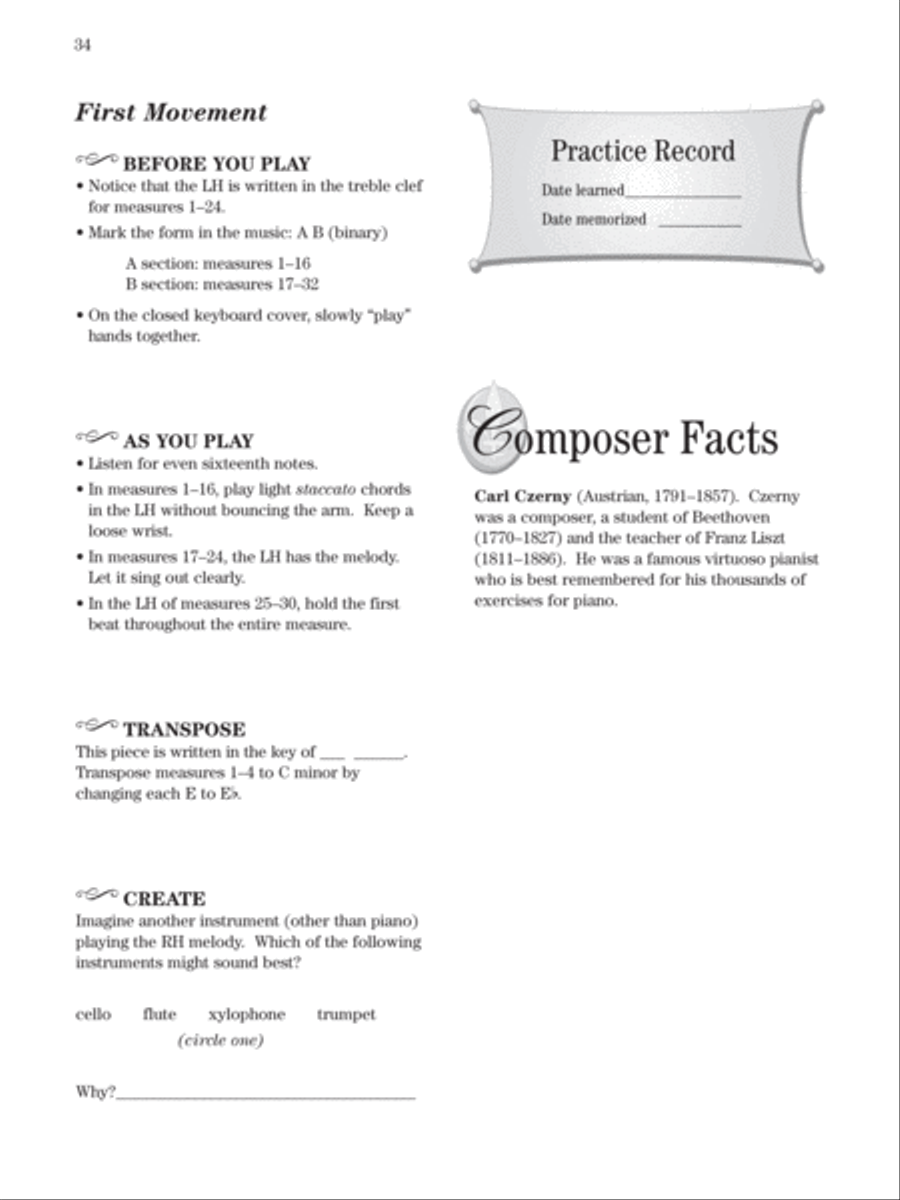 Lyrical Sonatinas, Book 1 Piano Solo scores gallery preview page 4