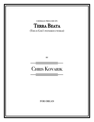 Chorale Prelude on Terra Beata (This is God's wondrous world)