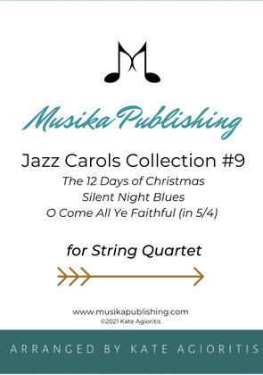 Book cover for Jazz Carols Collection for String Quartet - Set Nine