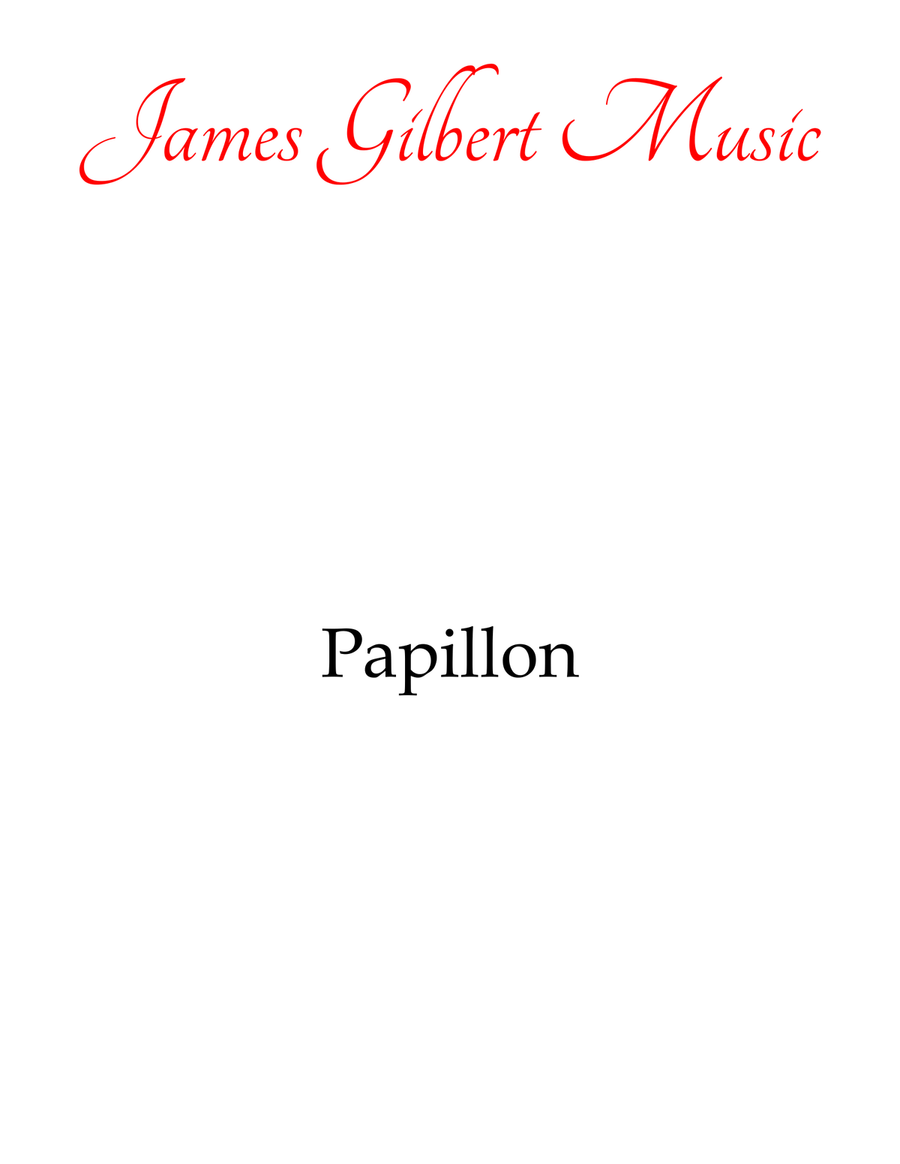 Papillon (Butterfly) Piano Method scores gallery preview page 1