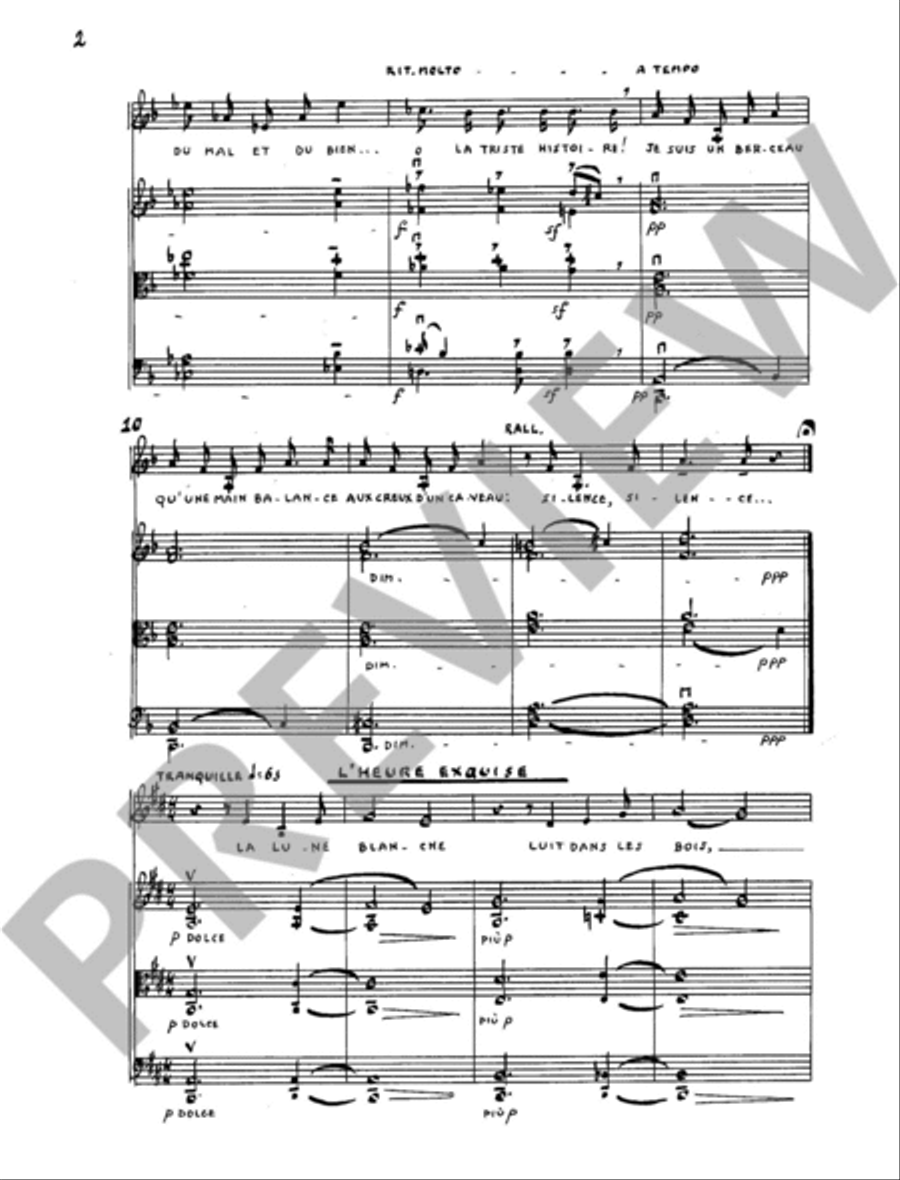 Paul Verlaine chante op. 60 A Cello scores gallery preview page 3