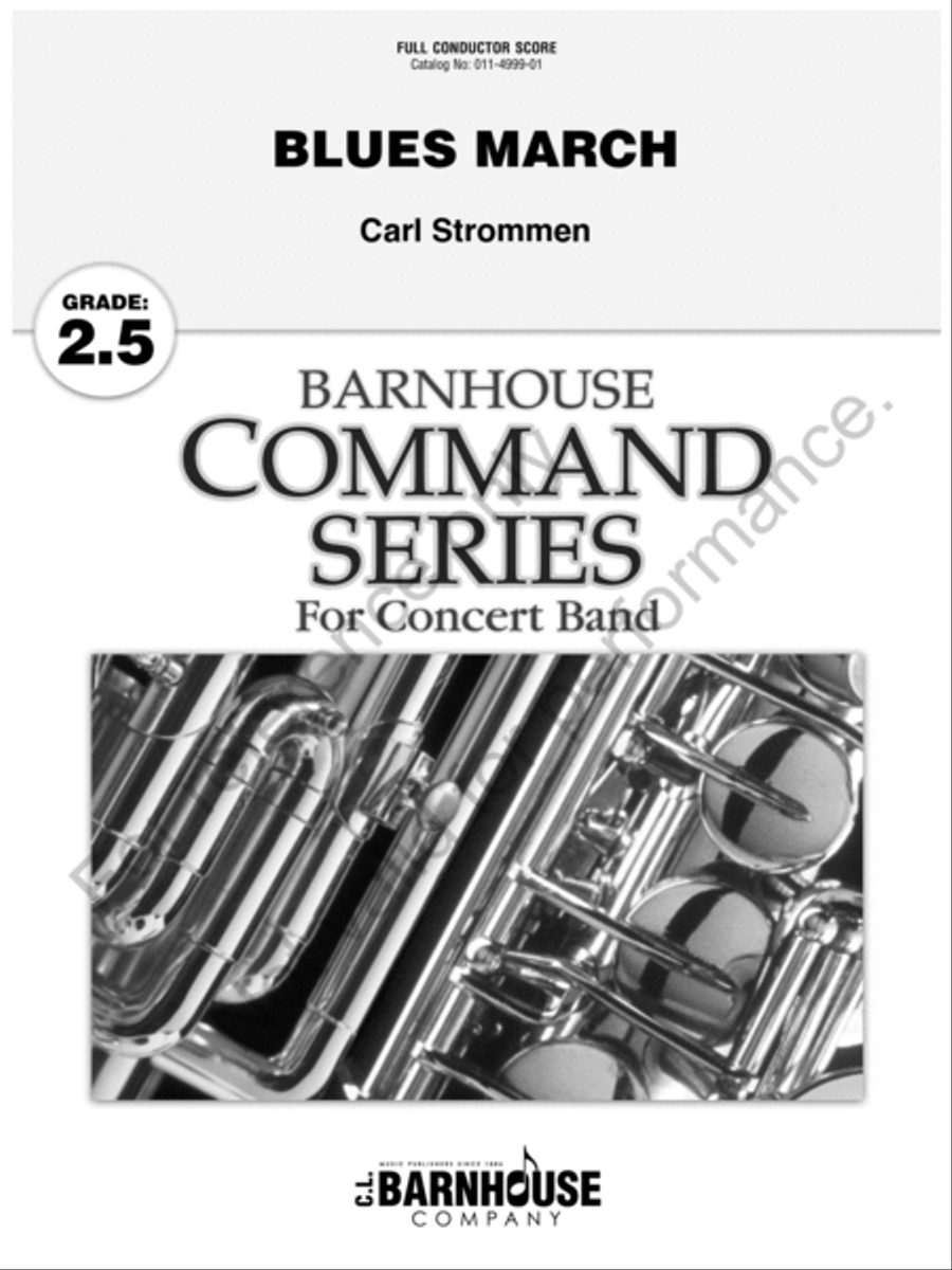 Blues March Concert Band scores gallery preview page 2