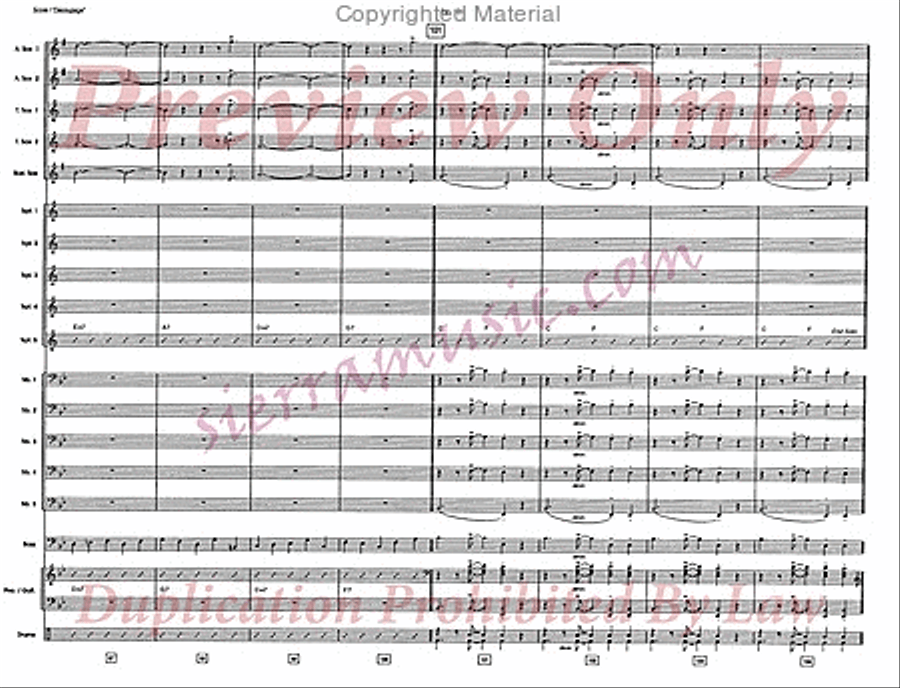 Decoupage Jazz Ensemble scores gallery preview page 14