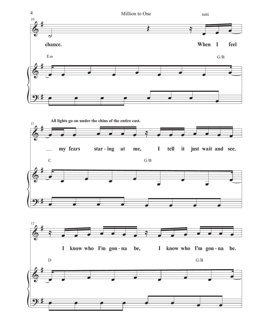 Million To One 2-Part scores gallery preview page 4