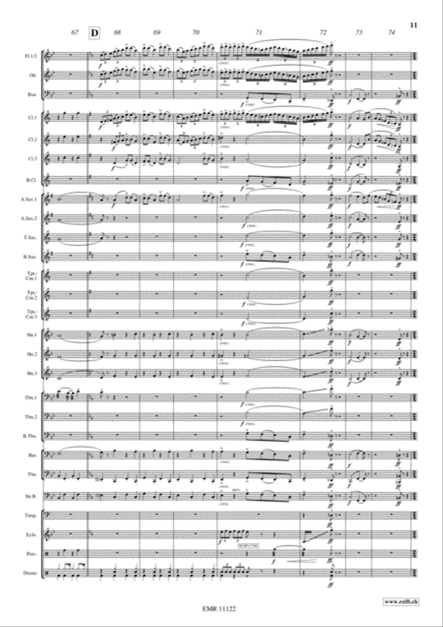 Tom And Jerry Concert Band scores gallery preview page 12