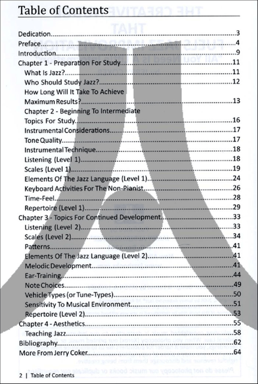 The Creative Nudge That Fuels Jazz Improvisation Collection / Songbook scores gallery preview page 2