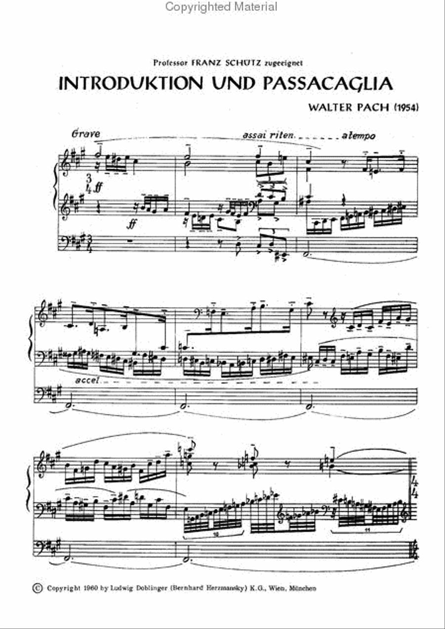 Introduktion und Passacaglia in fis