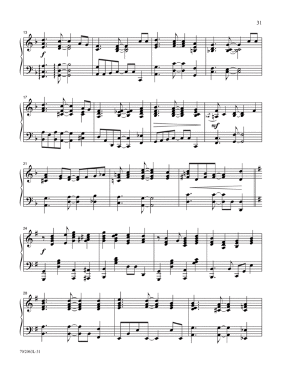Break Forth Into Song Piano Solo scores gallery preview page 18