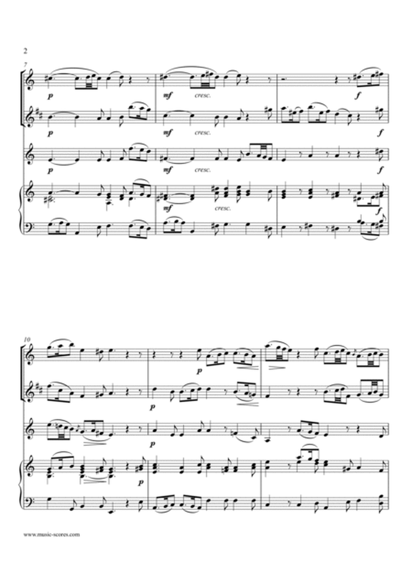 Telemann Sonata in A Minor TWV 41:a3, 1st Movement: Siciliano - Flute, Clarinet, Violin and Piano image number null
