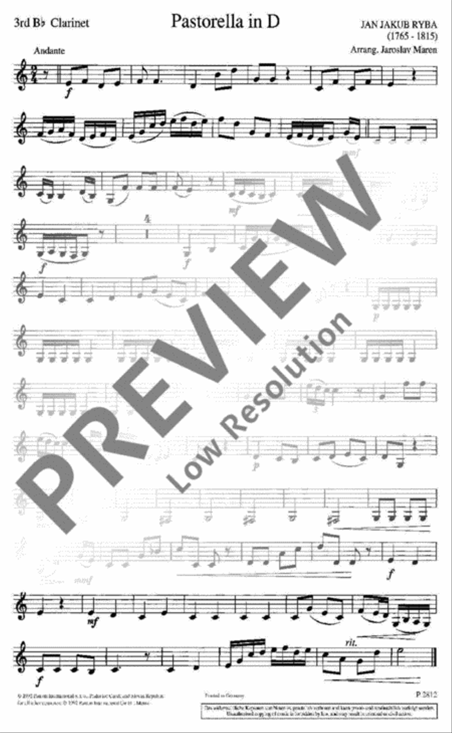 Pastorella in D Chamber Music scores gallery preview page 10