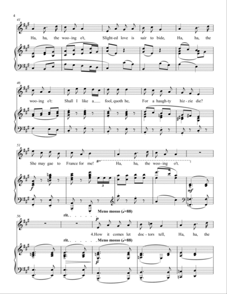 Duncan Gray - in A (Burns) Piano Solo scores gallery preview page 4