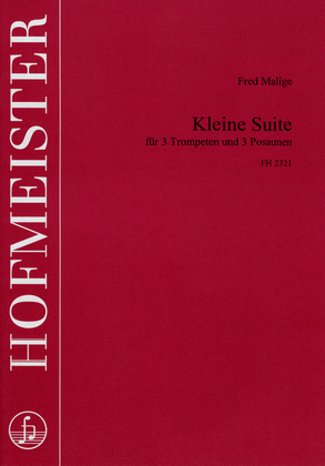 Book cover for Kleine Suite fur 3 Trompeten und 3 Posaunen
