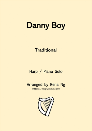 Book cover for Danny Boy (Harp / Piano Solo) - Intermediate