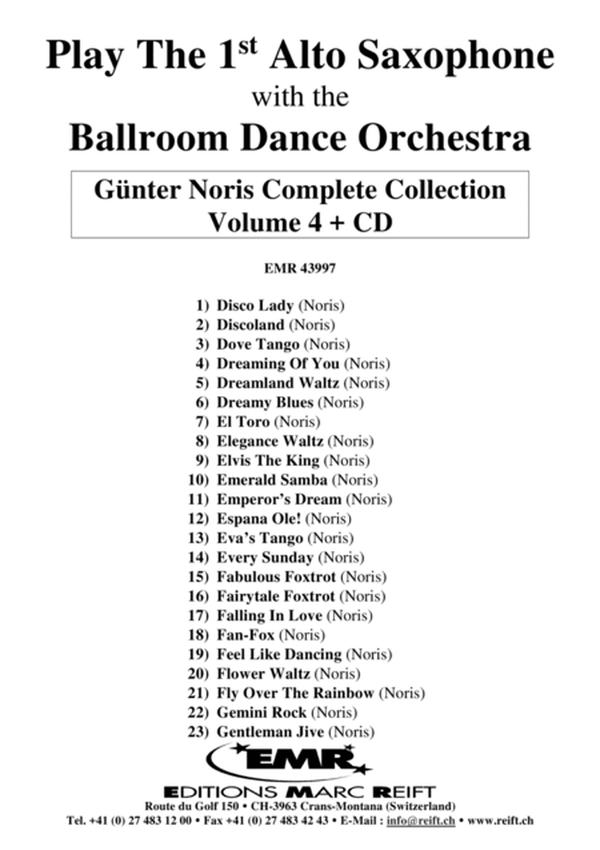 Play The 1st Alto Sax With The Ballroom Dance Orchestra Vol. 4 image number null