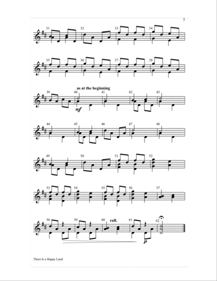 There Is a Happy Land 3-Part scores gallery preview page 7
