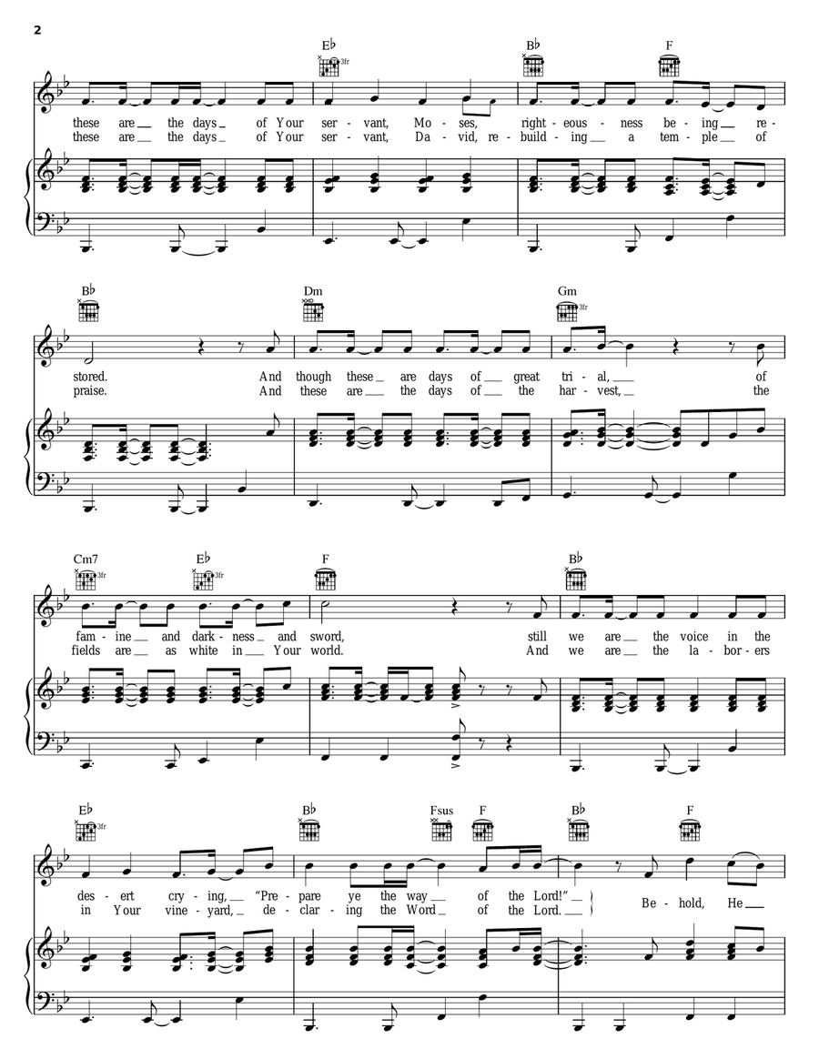 Days Of Elijah Guitar scores gallery preview page 2