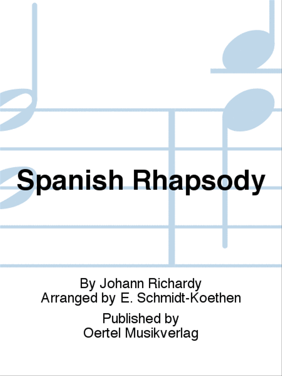 Spanish Rhapsody Concert Band scores gallery preview page 1