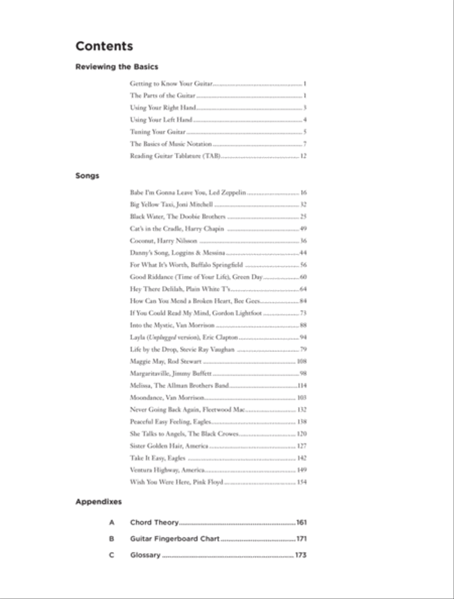 The Complete Idiot's Guide to Playing Acoustic Guitar Acoustic Guitar scores gallery preview page 2