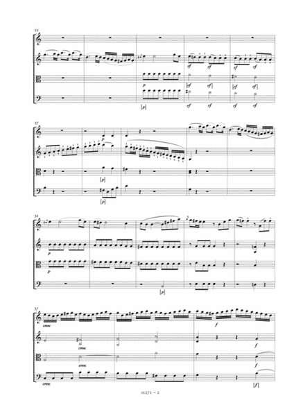 String Quartet in C major, Op. 10, No. 1 - Score Only