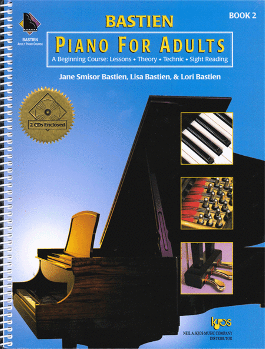 Bastien Piano For Adults - Book 2 (Book & audio)