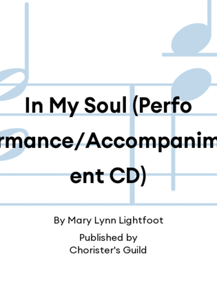 In My Soul (Performance/Accompaniment CD)