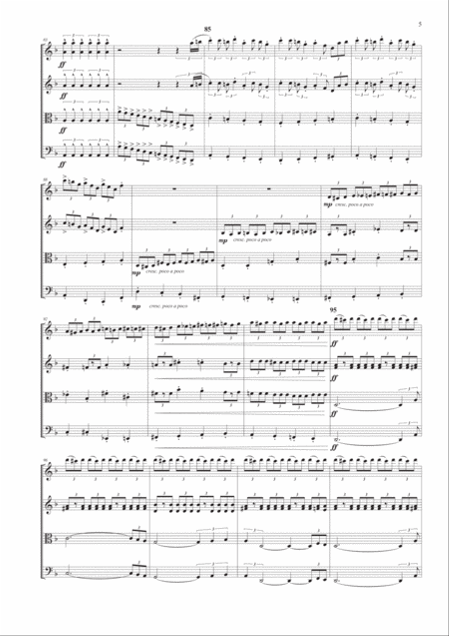 Pirates Of The Caribbean Pirates Of The Caribbean String Quartet scores gallery preview page 5