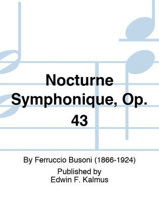 Book cover for Nocturne Symphonique, Op. 43