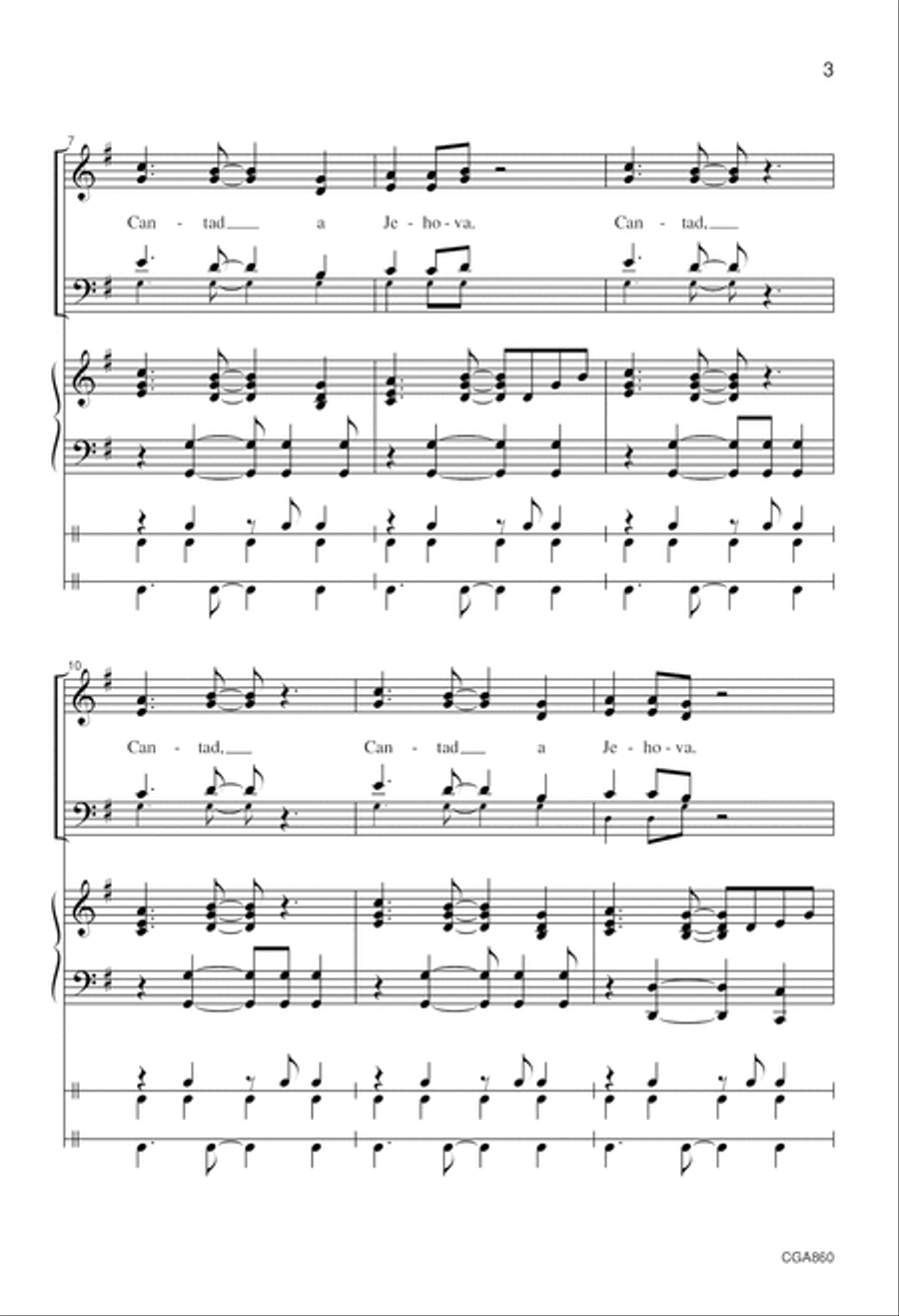 Cantad 4-Part scores gallery preview page 3