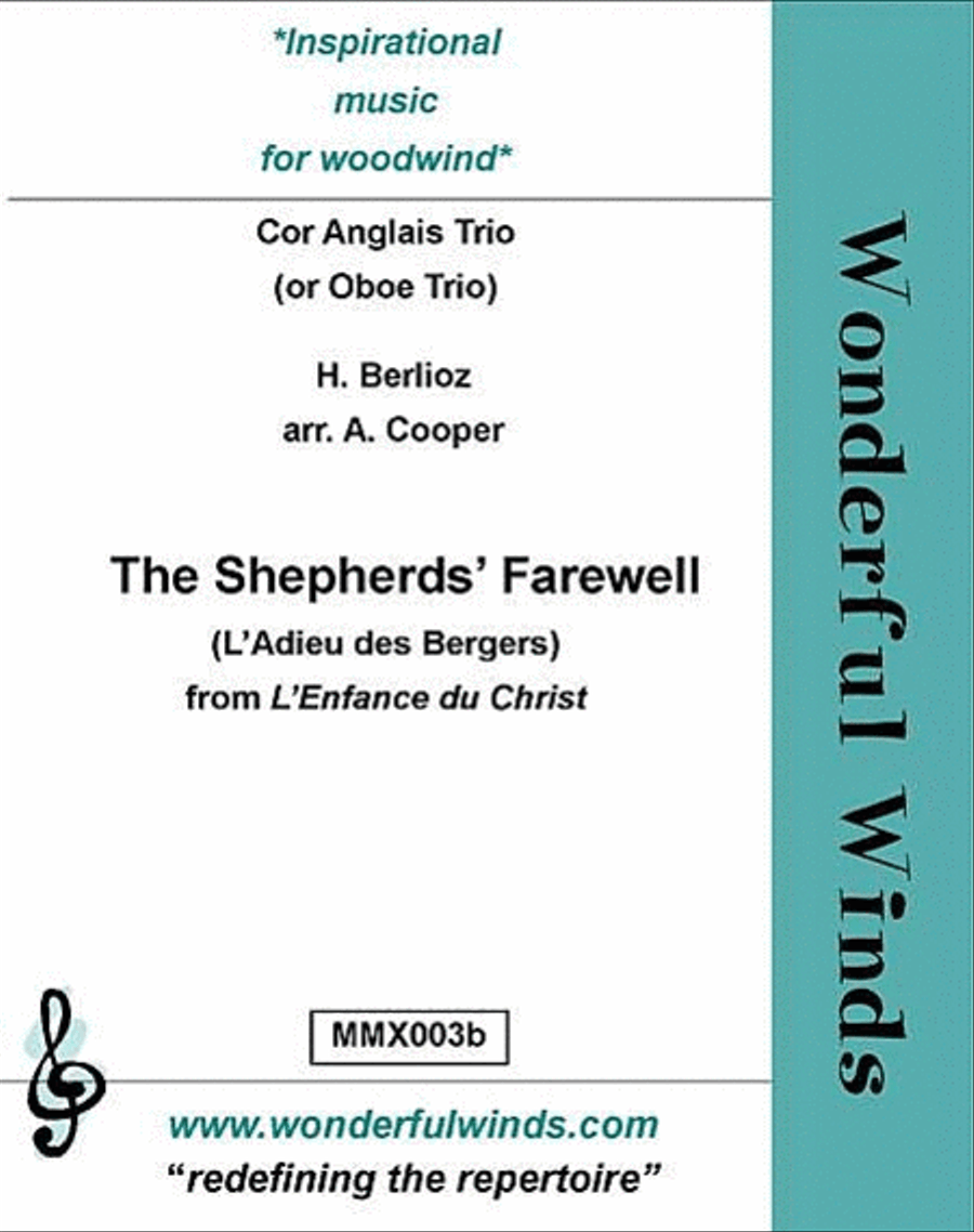 The Shepherds' Farewell Woodwind Trio scores gallery preview page 1