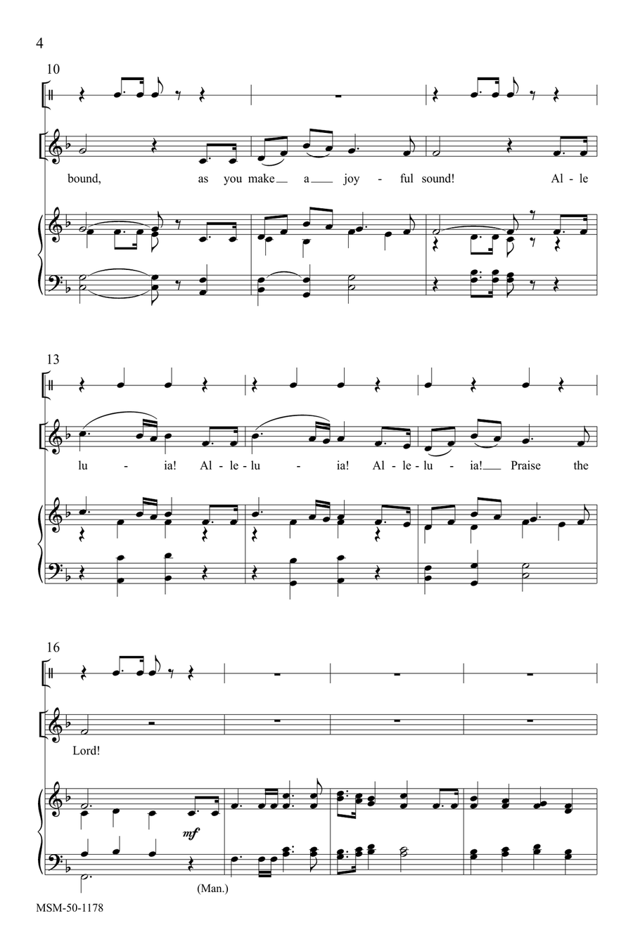 Psalm 47 2-Part scores gallery preview page 4