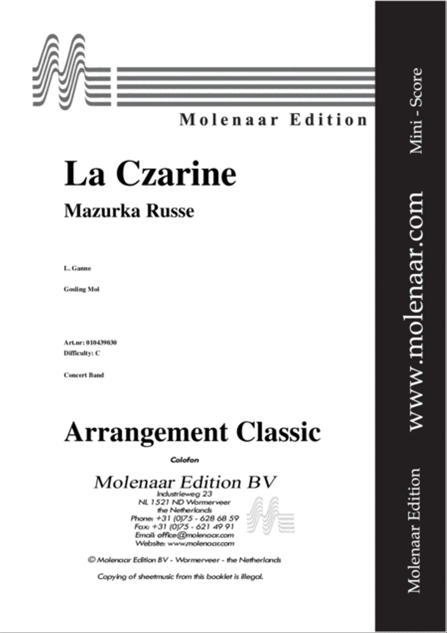 La Czarine Concert Band scores gallery preview page 2
