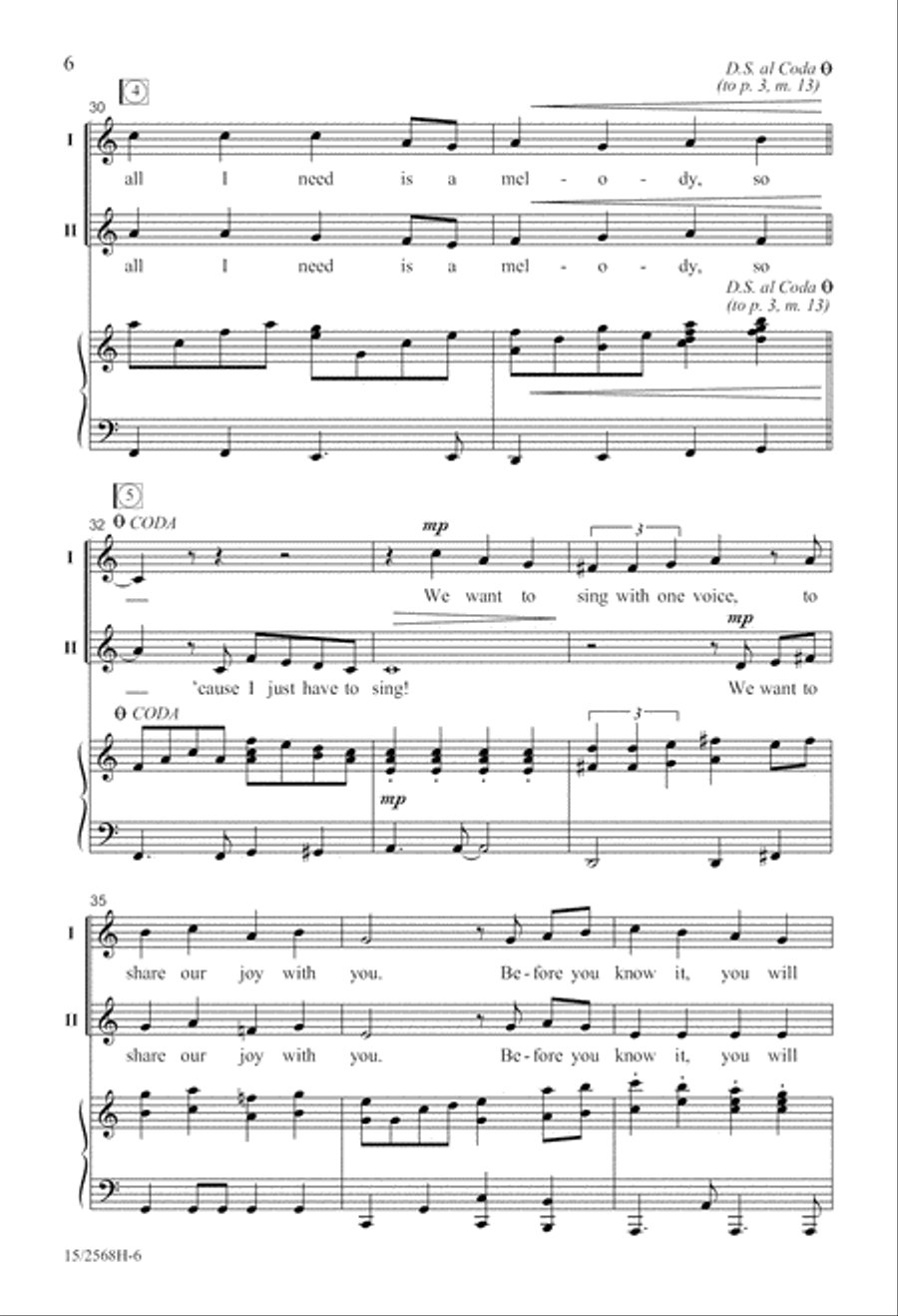 I Have to Sing! I Have to Sing! 2-Part scores gallery preview page 7
